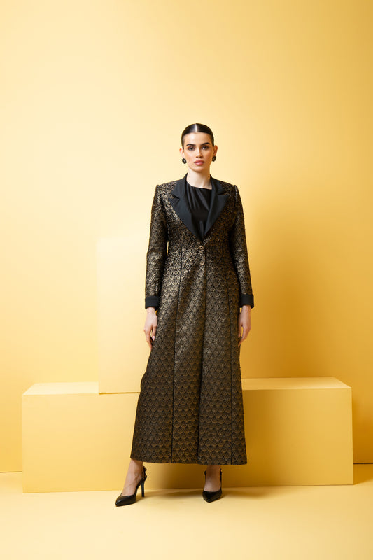METALLIC ABAYA