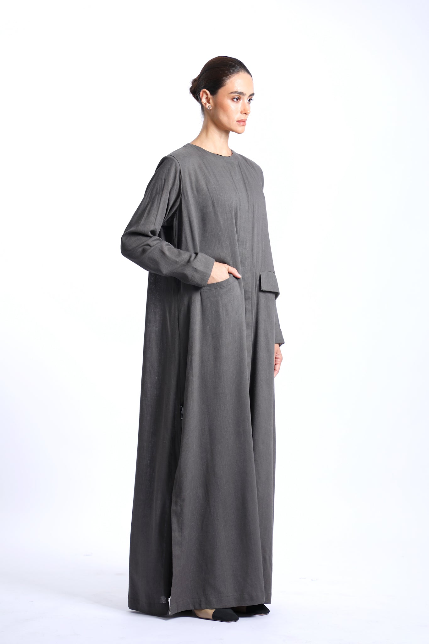 Flap Pocket Abaya