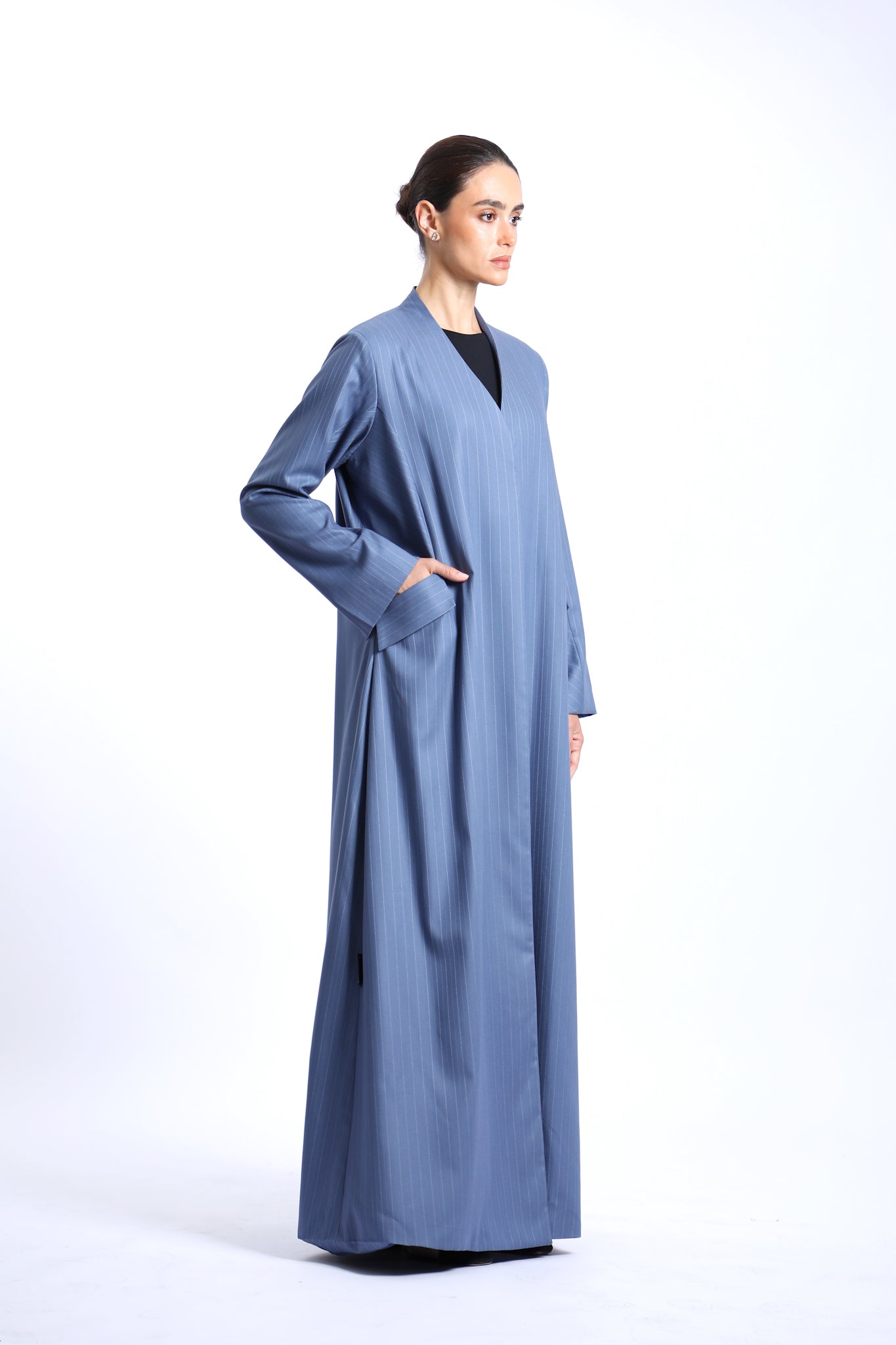 Aurelia Striped Abaya
