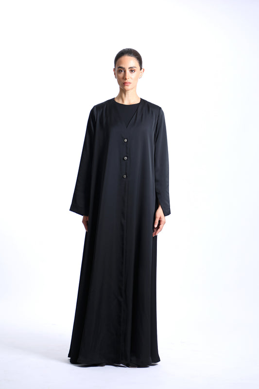 Classic button Abaya