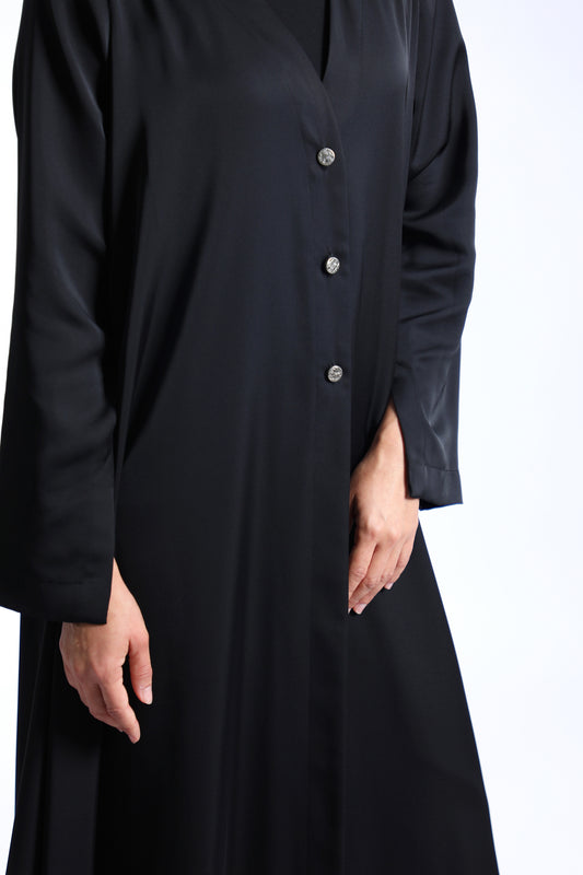 Classic button Abaya
