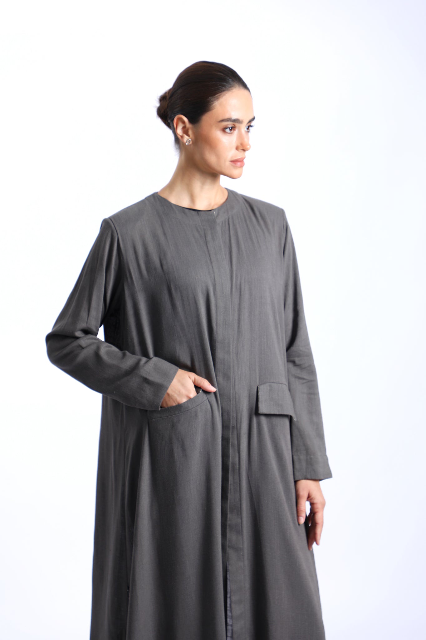 Flap Pocket Abaya
