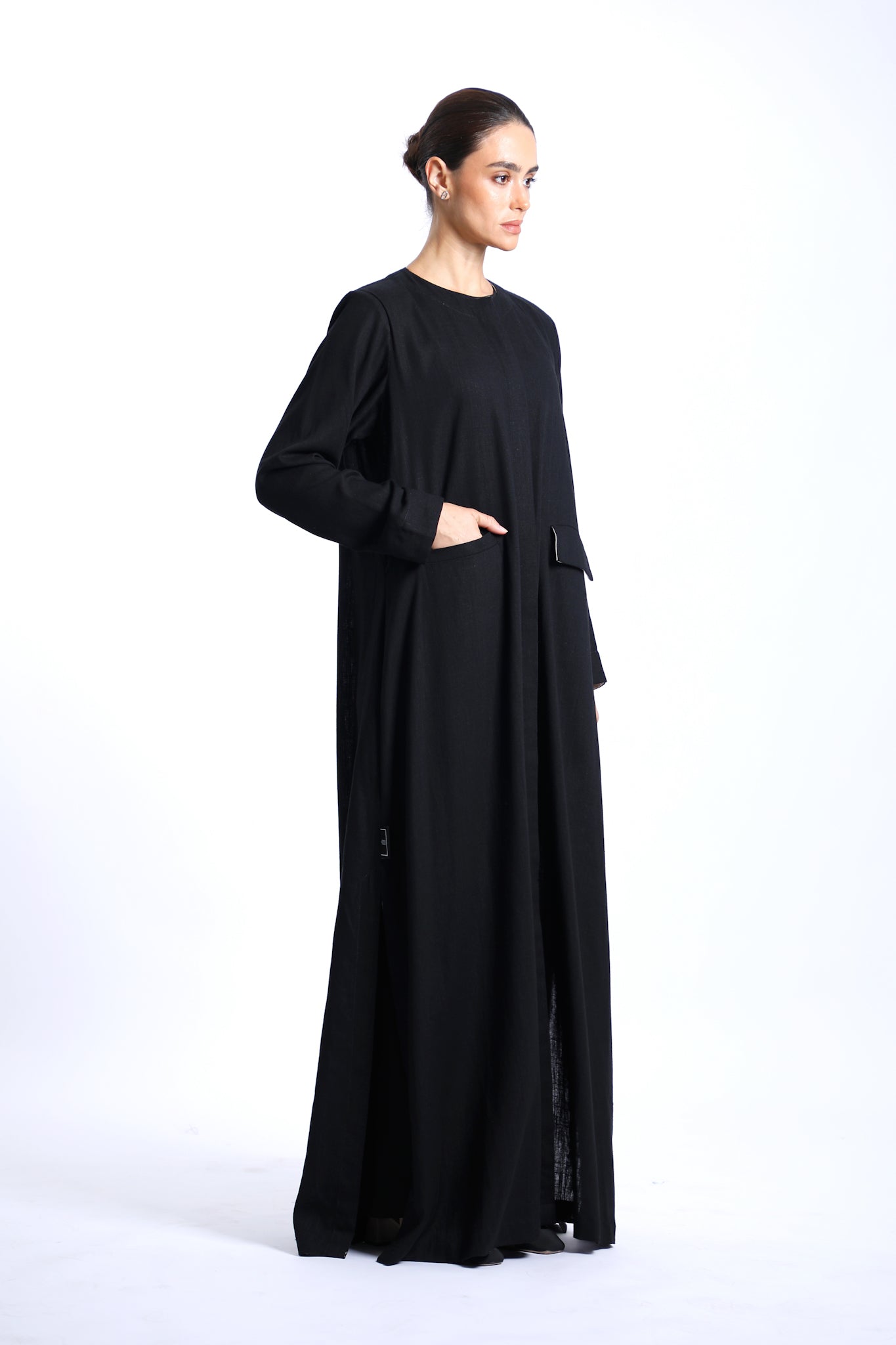 Flap Pocket Abaya