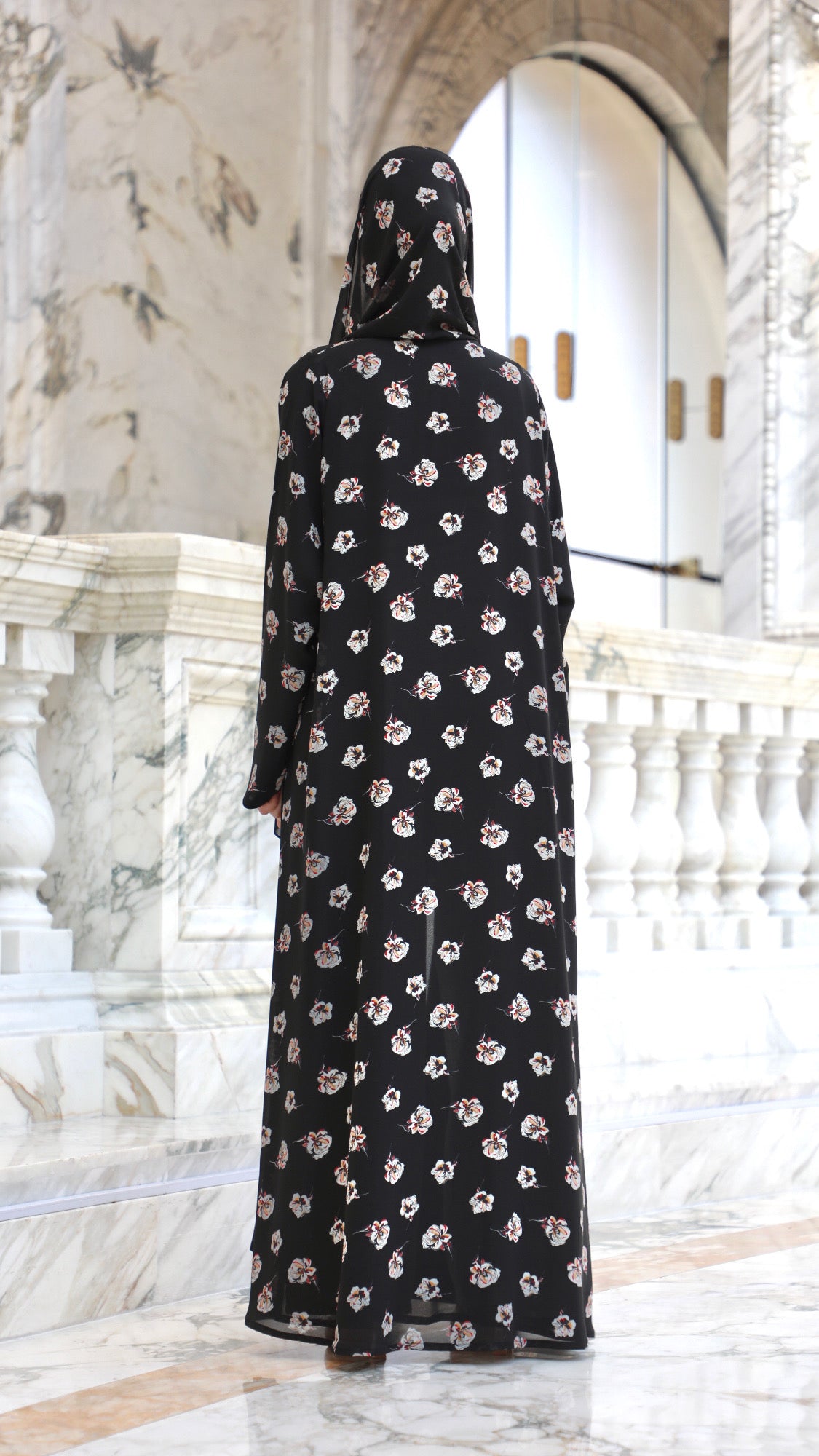 Printed Abaya