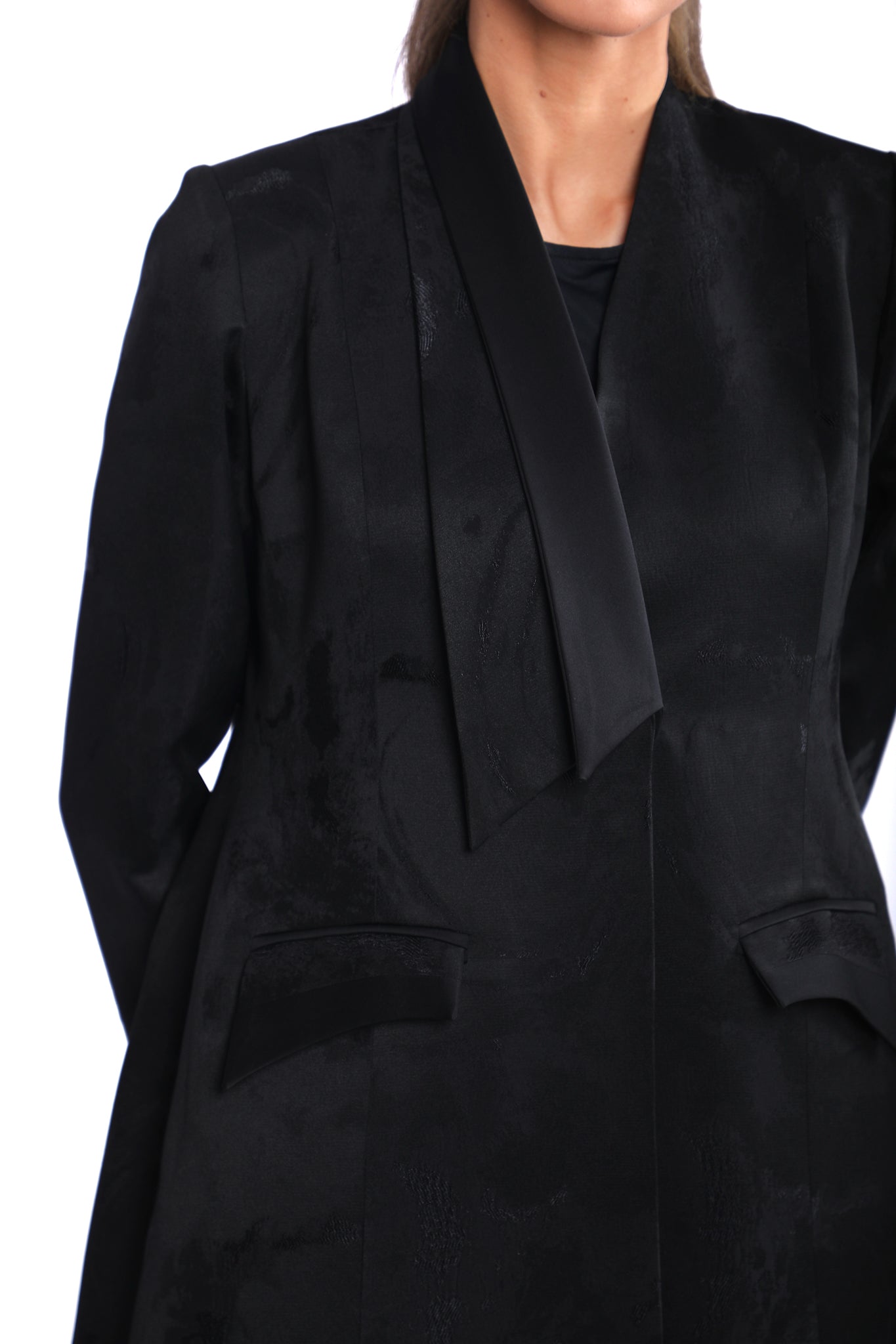 TUXEDO FLAP ABAYA