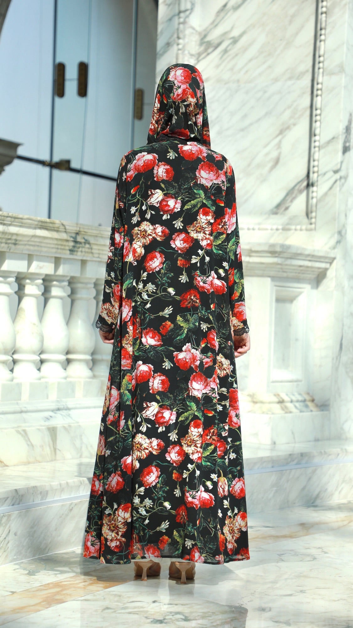 Printed Abaya