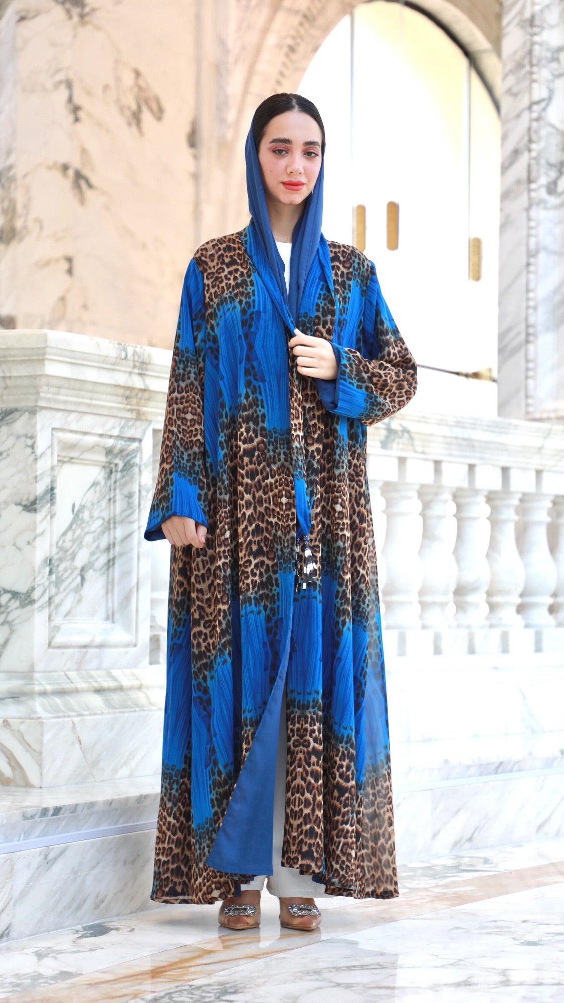 Printed Abaya