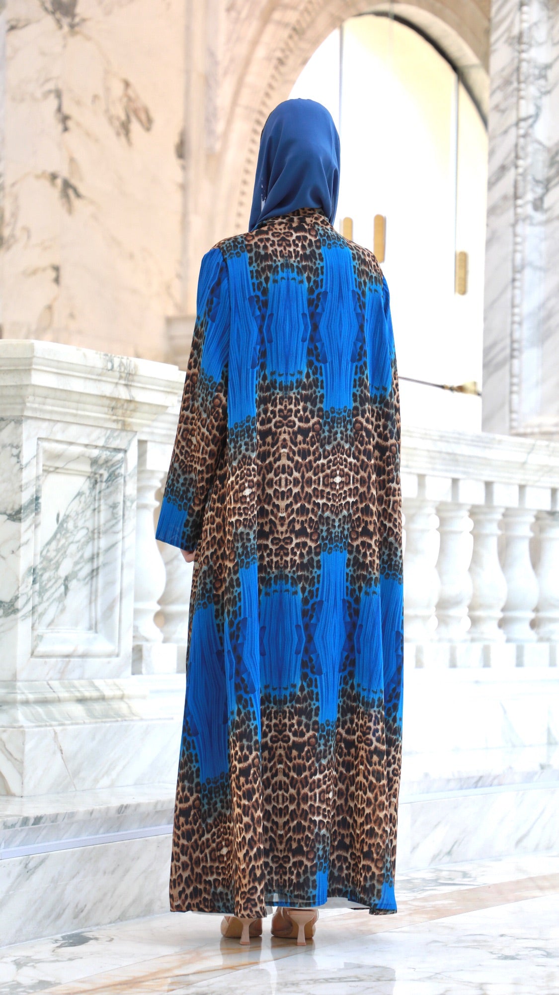 Printed Abaya
