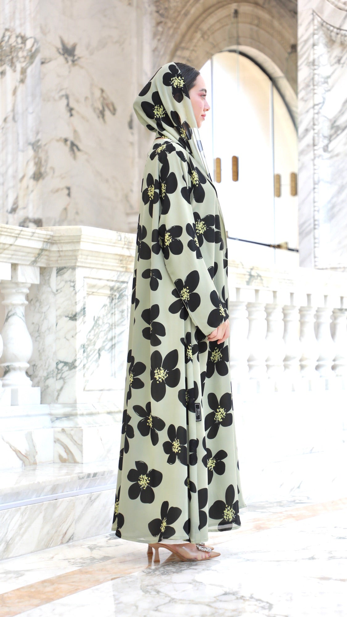 Printed Abaya